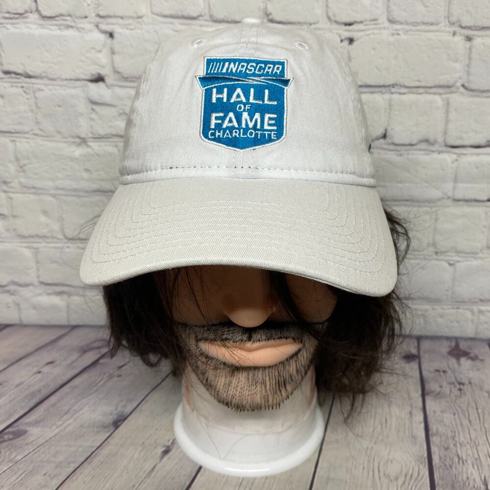 NASCAR Hal of Fame Charlotte Dad Hat Cap Strap White New Era Women Nine Twenty